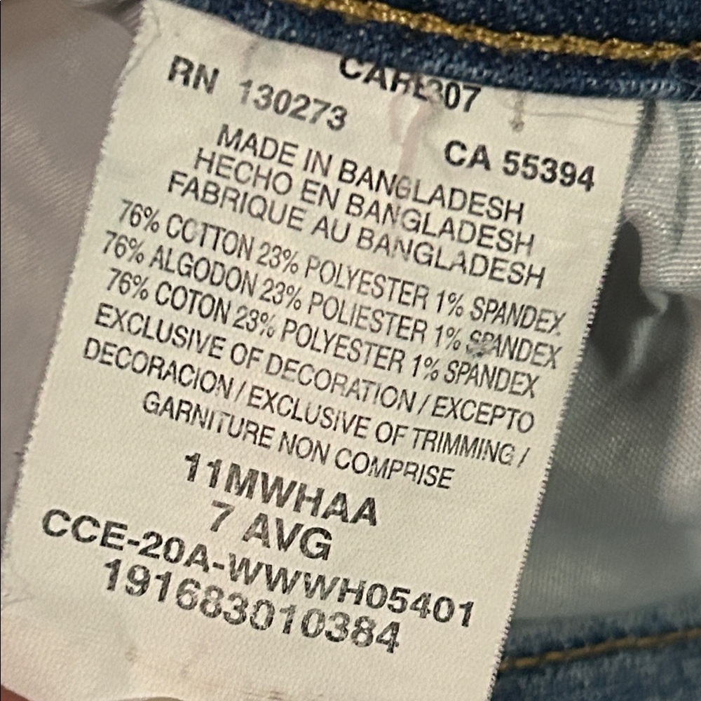 NWOT WRANGLER TEXAS TECH "RETRO" WESTERN DENIM HIGH RISE CUT OFF SHORTS SIZE 7 - Picture 2 of 6